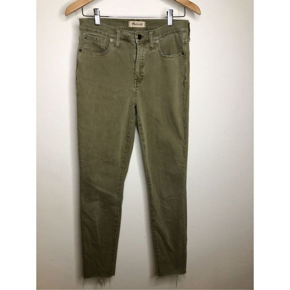 Madewell 9” high rise skinny jeans raw hem size 28 - Picture 2 of 11